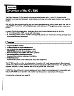 Preview for 5 page of Sony GV-S50BSN - Video Walkman Operating Instructions Manual