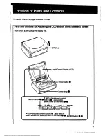 Preview for 7 page of Sony GV-S50BSN - Video Walkman Operating Instructions Manual