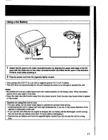 Preview for 17 page of Sony GV-S50BSN - Video Walkman Operating Instructions Manual