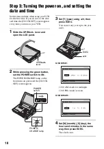 Предварительный просмотр 18 страницы Sony GVHD700E - HDV Video WALKMAN Operating Manual