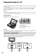 Предварительный просмотр 24 страницы Sony GVHD700E - HDV Video WALKMAN Operating Manual