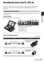 Предварительный просмотр 29 страницы Sony GVHD700E - HDV Video WALKMAN Operating Manual