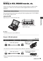 Предварительный просмотр 39 страницы Sony GVHD700E - HDV Video WALKMAN Operating Manual