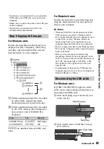 Предварительный просмотр 49 страницы Sony GVHD700E - HDV Video WALKMAN Operating Manual