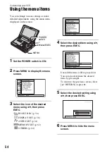 Предварительный просмотр 54 страницы Sony GVHD700E - HDV Video WALKMAN Operating Manual