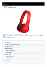 Sony h.ear on 3 Mini Wireless Help Manual preview