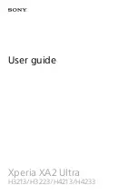 Sony H3213 User Manual preview