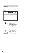 Preview for 2 page of Sony Hadycam DCR-HC48 Operating Manual