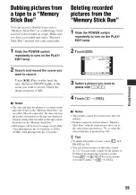 Preview for 59 page of Sony Hadycam DCR-HC48 Operating Manual