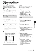 Preview for 61 page of Sony Hadycam DCR-HC48 Operating Manual