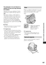 Preview for 107 page of Sony Hadycam DCR-HC48 Operating Manual