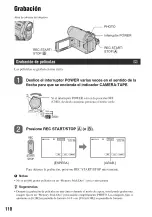 Preview for 110 page of Sony Hadycam DCR-HC48 Operating Manual