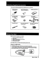 Preview for 5 page of Sony Handgcam CCD-FX420 Service Operation Manual