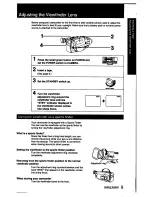 Предварительный просмотр 9 страницы Sony Handgcam CCD-FX420 Service Operation Manual