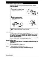 Preview for 10 page of Sony Handgcam CCD-FX420 Service Operation Manual