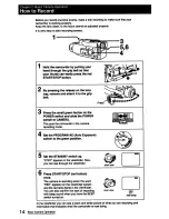 Preview for 14 page of Sony Handgcam CCD-FX420 Service Operation Manual