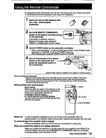 Предварительный просмотр 19 страницы Sony Handgcam CCD-FX420 Service Operation Manual