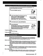 Предварительный просмотр 27 страницы Sony Handgcam CCD-FX420 Service Operation Manual