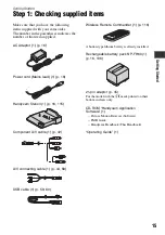 Preview for 15 page of Sony Handycam 3-286-590-13(1) Handbook