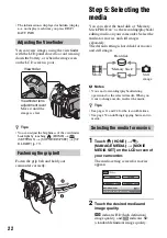 Preview for 22 page of Sony Handycam 3-286-590-13(1) Handbook