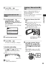 Preview for 23 page of Sony Handycam 3-286-590-13(1) Handbook