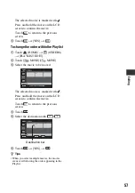 Preview for 57 page of Sony Handycam 3-286-590-13(1) Handbook