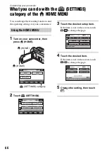 Preview for 66 page of Sony Handycam 3-286-590-13(1) Handbook