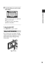 Preview for 13 page of Sony Handycam 3-288-519-13(1) Getting Started Manual