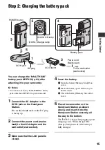 Preview for 15 page of Sony Handycam 3-288-519-13(1) Getting Started Manual