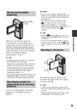 Preview for 29 page of Sony Handycam 3-288-519-13(1) Getting Started Manual