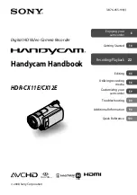 Sony Handycam 3-876-055-11(1) Operating Manual preview