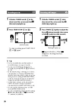 Preview for 26 page of Sony Handycam 3-876-055-11(1) Operating Manual