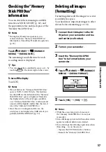 Preview for 57 page of Sony Handycam 3-876-055-11(1) Operating Manual