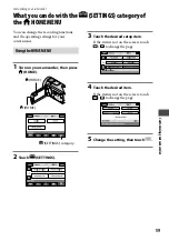 Preview for 59 page of Sony Handycam 3-876-055-11(1) Operating Manual