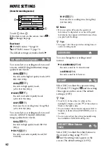 Preview for 62 page of Sony Handycam 3-876-055-11(1) Operating Manual