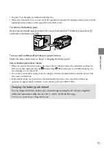 Preview for 11 page of Sony HANDYCAM 4-131-475-11(1) Operating Manual