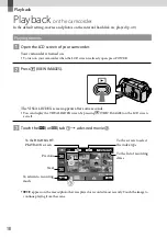 Preview for 18 page of Sony HANDYCAM 4-131-475-11(1) Operating Manual