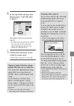 Предварительный просмотр 31 страницы Sony HANDYCAM 4-131-475-11(1) Operating Manual