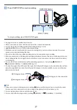 Предварительный просмотр 27 страницы Sony Handycam 4-132-761-12(1) Handbook