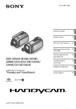 Предварительный просмотр 1 страницы Sony Handycam 4-170-095-11(1) Handbook