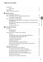 Preview for 9 page of Sony Handycam 4-170-893-12(1) Handbook