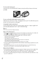 Предварительный просмотр 14 страницы Sony Handycam 4-170-893-12(1) Handbook