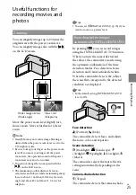 Предварительный просмотр 25 страницы Sony Handycam 4-170-893-12(1) Handbook