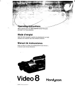 Sony Handycam CCD-F30 Operating Instructions Manual preview