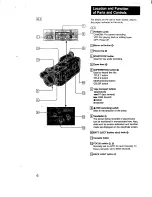 Preview for 6 page of Sony Handycam CCD-F30 Operating Instructions Manual