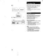 Предварительный просмотр 50 страницы Sony Handycam CCD-F30 Operating Instructions Manual