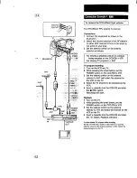 Предварительный просмотр 62 страницы Sony Handycam CCD-F30 Operating Instructions Manual