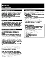 Preview for 4 page of Sony Handycam CCD-F33 User Manual