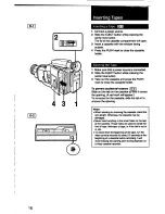 Предварительный просмотр 16 страницы Sony Handycam CCD-F33 User Manual