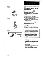 Предварительный просмотр 20 страницы Sony Handycam CCD-F33 User Manual